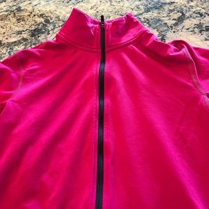Nike Dri-fit pullover .Fuchsia size Med. Thumb holes. Good condition